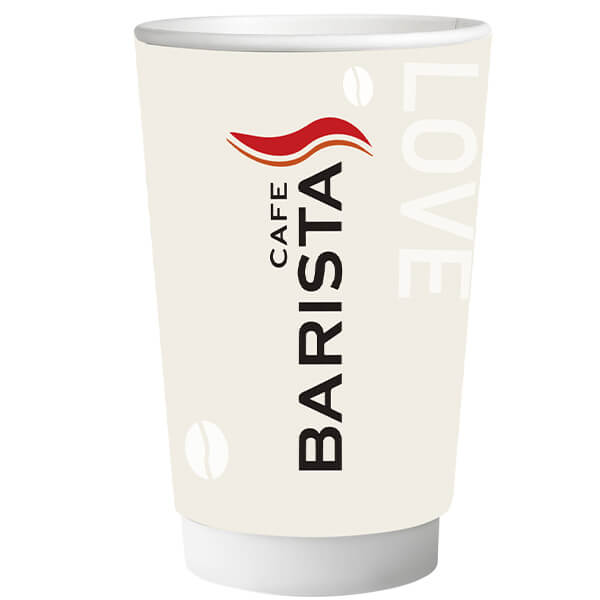 ΠΟΤΗΡΙ ΧΑΡΤΙΝΟ BARISTA (DOUBLE WALL) (8oz) - (25τεμ.)Τεμάχια / Κιβώτιο: 24