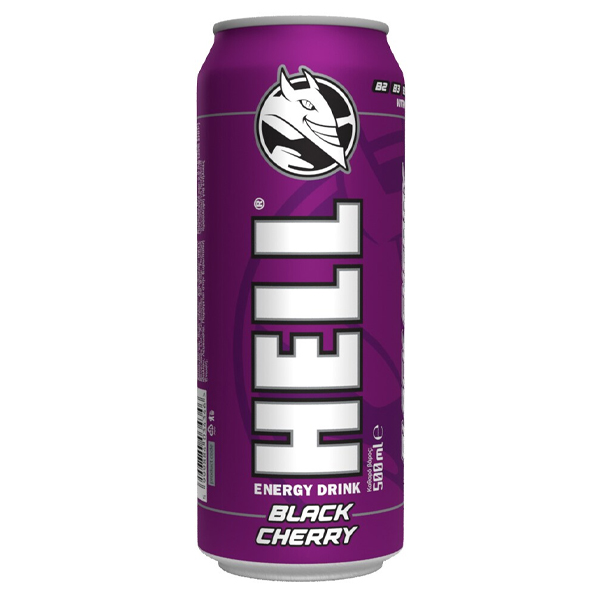 HELL ENERGY DRINK 500ml - (BLACK CHERRY)Τεμάχια / Κιβώτιο: 24