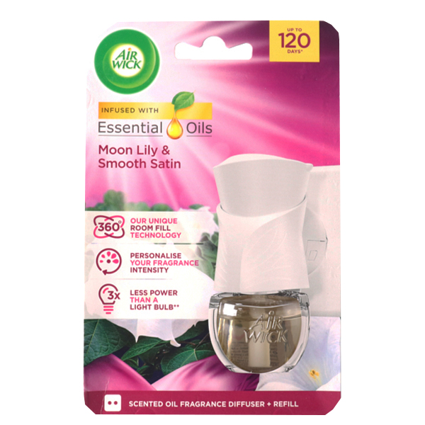 AIR WICK ΣΥΣΚΕΥΗ + ΑΝΤ/ΚΟ 19ml - (SMOOTH SATIN & MOON LILY)Τεμάχια / Κιβώτιο: 6