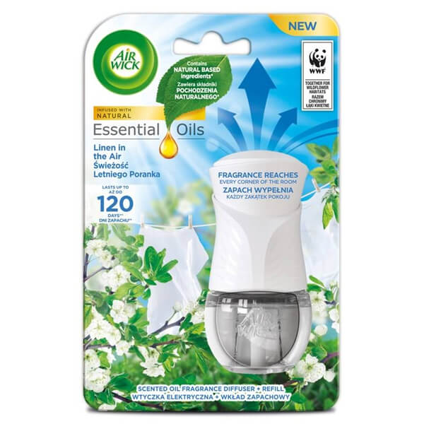 AIR WICK AΣΥΣΚΕΥΗ + ΑΝΤ/ΚΟ 19ml - (FRESH LINEN)Τεμάχια / Κιβώτιο: 6
