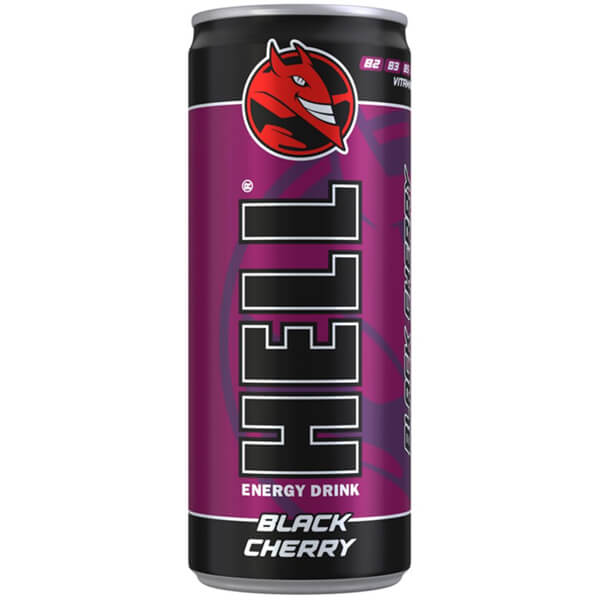 HELL ENERGY DRINK 250ml - (BLACK CHERRY)Τεμάχια / Κιβώτιο: 24