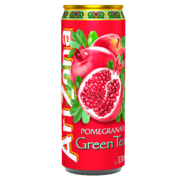 ARIZONA ΠΡΑΣΙΝΟ ΤΣΑΙ 330ml - (ΡΟΔΙ) (SLIM CAN)Τεμάχια / Κιβώτιο: 12