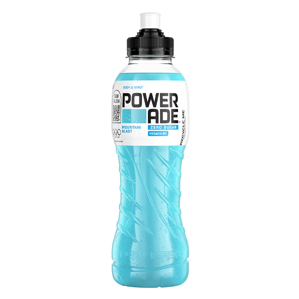 POWERADE 500ml - (MOUNTAIN BLAST / ΜΠΛΕ) (ZERO)Τεμάχια / Κιβώτιο: 12