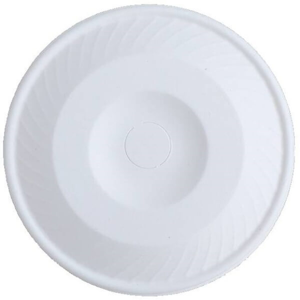 FIBER ΚΑΠΑΚΙ FLAT ΛΕΥΚΟ ΜΕ ΤΡΥΠΑ 12-16οz (50τεμ.) - (90mm) - (WOOD)Τεμάχια / Κιβώτιο: 20