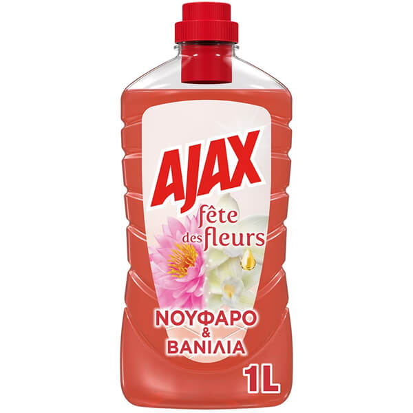 AJAX ΓΕΝ. ΧΡΗΣΗΣ 1lt - (ΝΟΥΦΑΡΟ ΒΑΝΙΛΙΑ)Τεμάχια / Κιβώτιο: 12