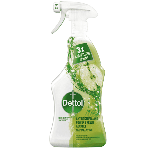 DETTOL ΠΟΛΥΚΑΘΑΡΙΣΤΙΚΟ ΑΝΤΛΙΑ 500ml - (ΠΡΑΣΙΝΟ ΜΗΛΟ)Τεμάχια / Κιβώτιο: 6