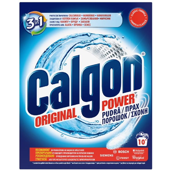 CALGON ΣΚΟΝΗ 500grΤεμάχια / Κιβώτιο: 10