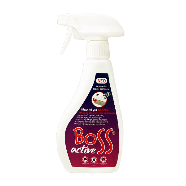 BOSS ACTIVE SPRAY ΑΠΩΘΗΤΙΚΟ ΓΙΑ ΑΚΑΡΕΑ 300mlΤεμάχια / Κιβώτιο: 12