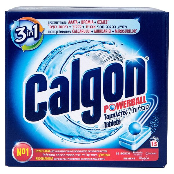 CALGON TABS (15τεμ.)Τεμάχια / Κιβώτιο: 14