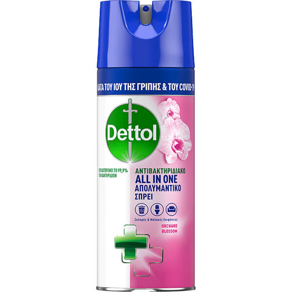 DETTOL SPRAY 400ml - (ORCHARD BLOSSOM)Τεμάχια / Κιβώτιο: 6