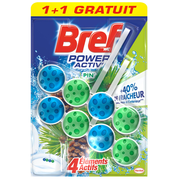 BREF POWER ACTIVE 2x50ml (4τεμ.) - (PINE)Τεμάχια / Κιβώτιο: 10